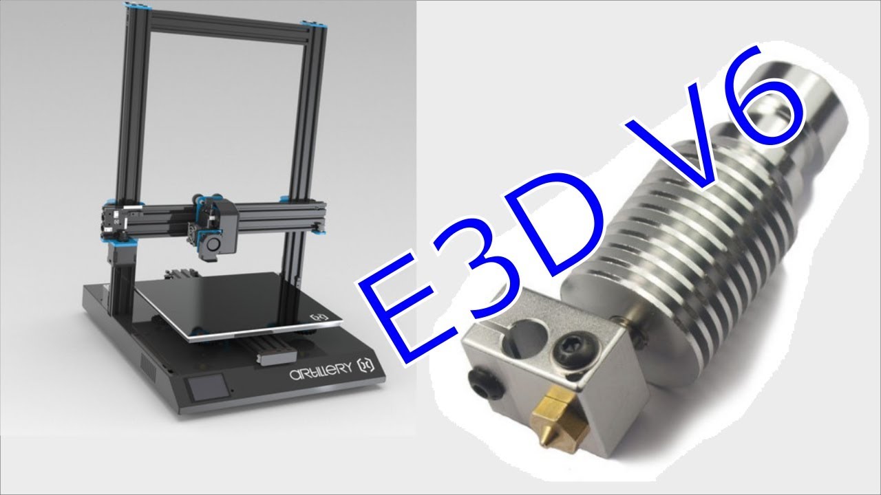 Artillery Sidewinder X1 | Umbau auf E3D V6 Hotend