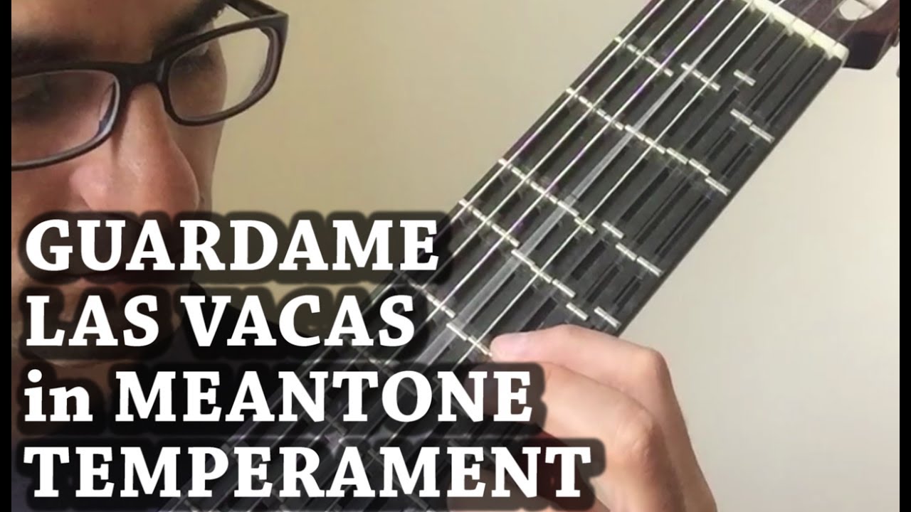 Guardame las Vacas -  Microtonal Guitar - Meantone Temperament