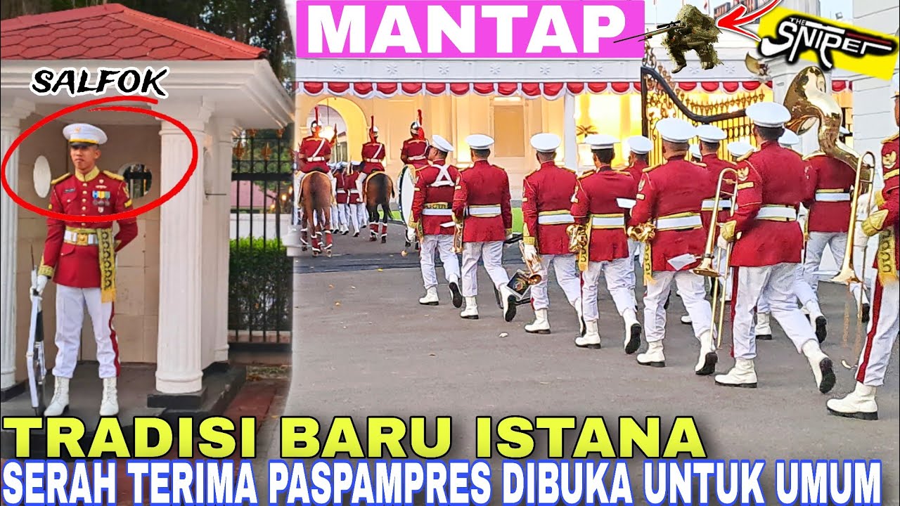 Detik Detik Paspampres Lempar Senjata!Prosesi Serah Terima Pengawalan Istana