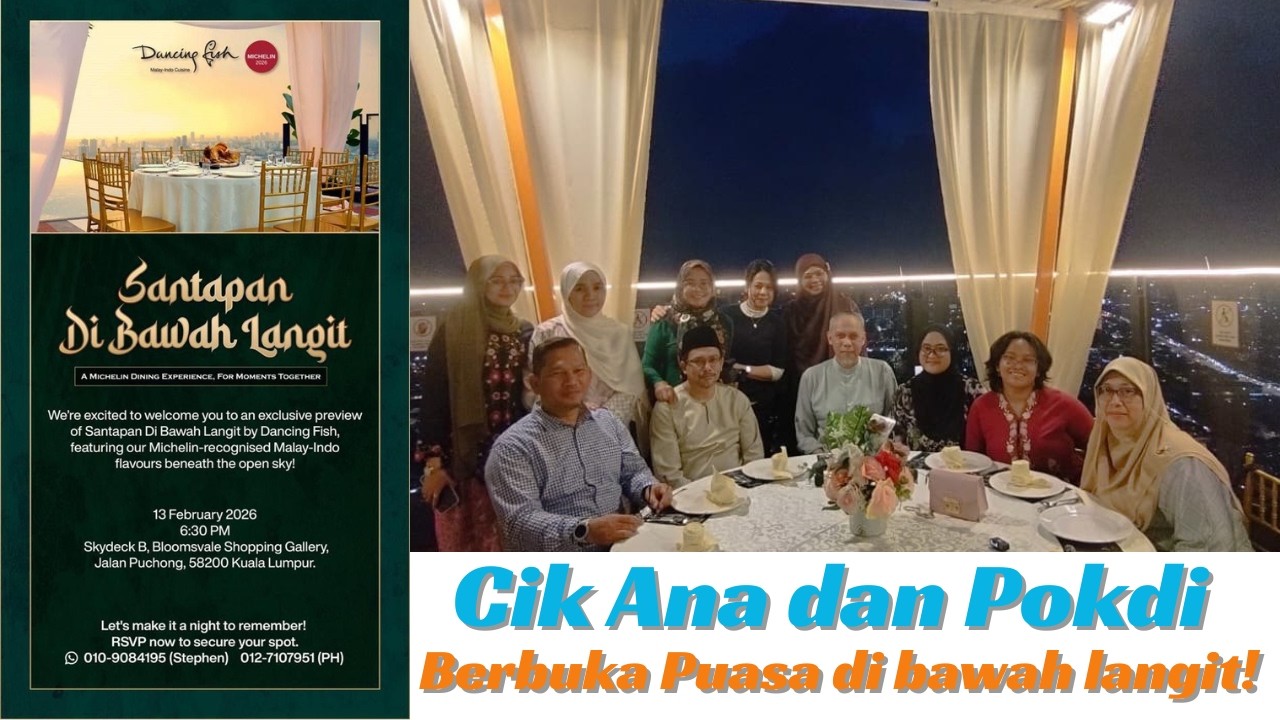 Cik Ana dan Pokdi Berbuka Puasa Di Bawah Langit