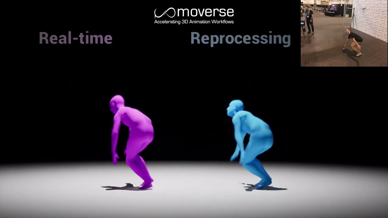 Moverse MoCap Reprocessing & 3D Animation Services