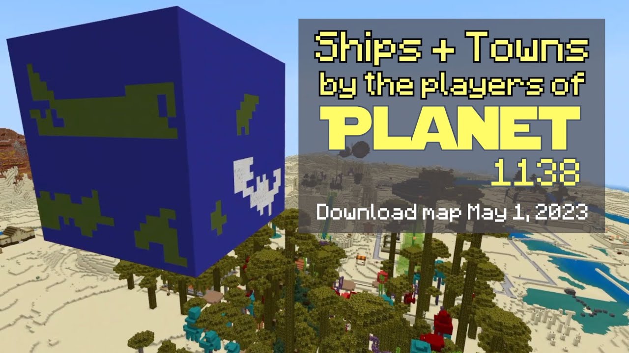 Ships + Towns by the Players of Planet 1138 | Legit Survival #minecraftmaps