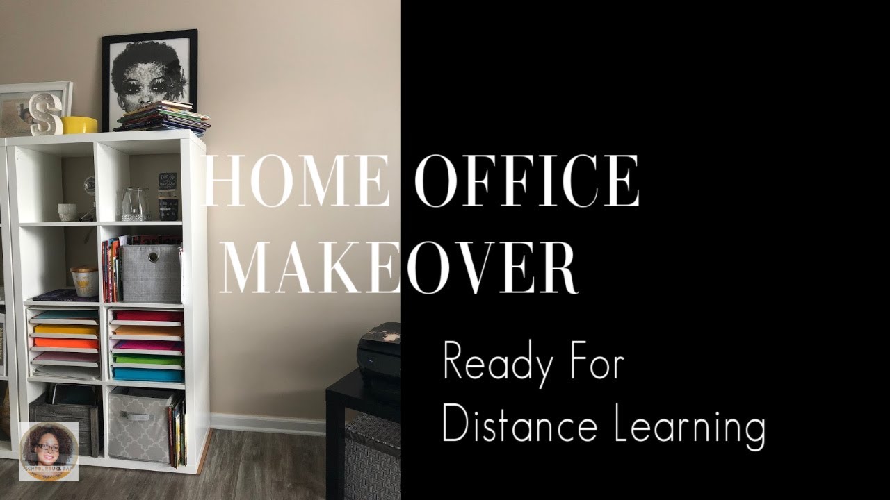 Teacher Home Office Makeover | Distance Learning Setup