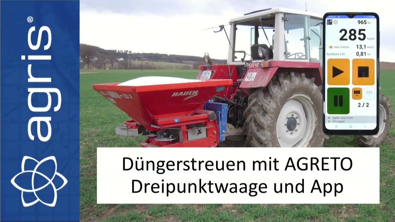 Agreto Dreipunktwaage mit Spreader app