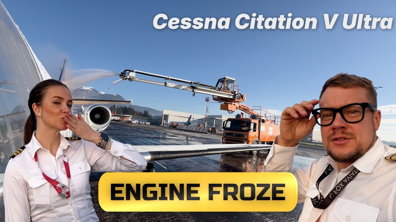 FROZEN ENGINE?! CESSNA CITATION V ULTRA FLIGHT TO SHARM EL SHEIKH