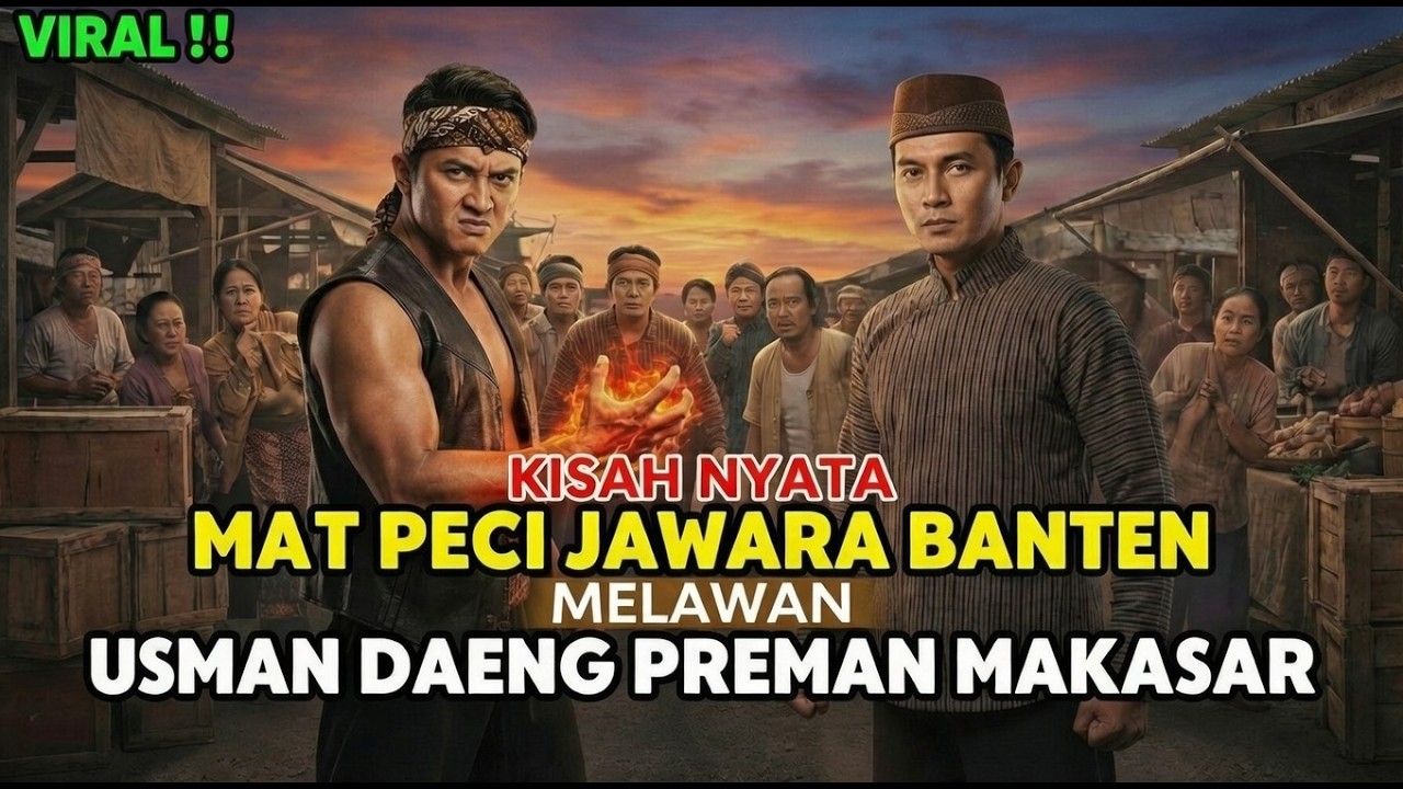VIRAL !!! MAT PECI JAWARA BANTEN VS USMAN DAENG PREMAN MAKASAR - KISAH VIRAL DONGENG NUSANTARA