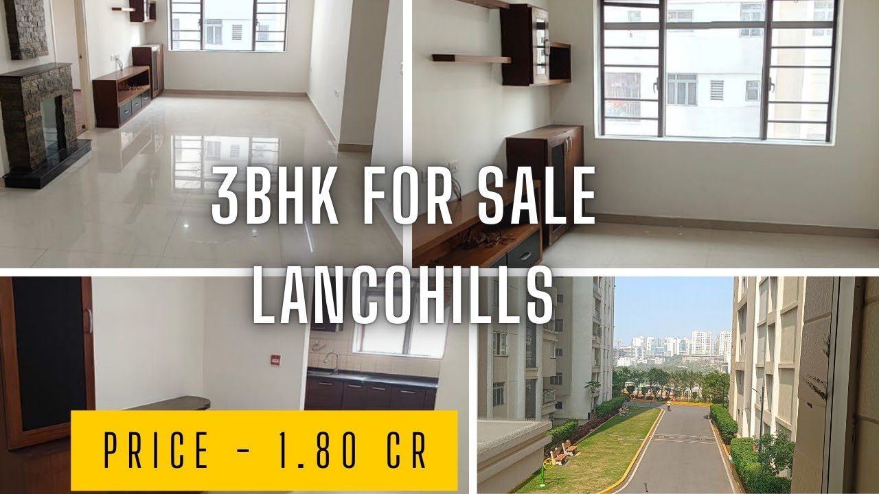 3BHK FLAT FOR SALE IN LANCO HILLS || PREMIUM GATED COMMUNITY || MANIKONDA 