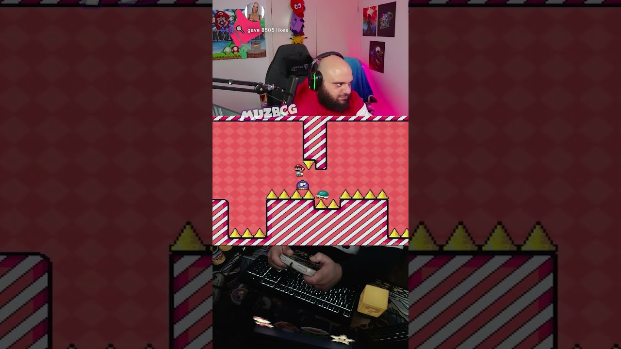 When Mario Jumps, The Level Changes! #smw #mario #kaizo