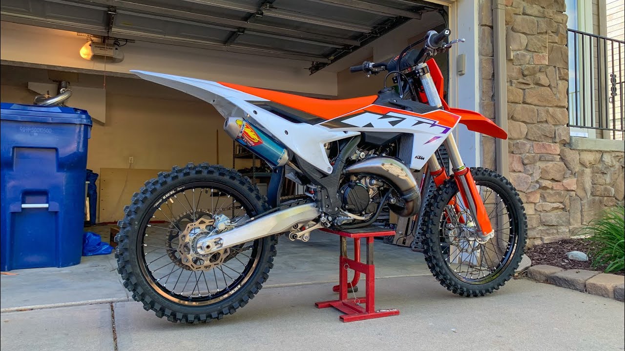 2023 KTM 125sx FMF 2.1 & Works Pipe Sound Check