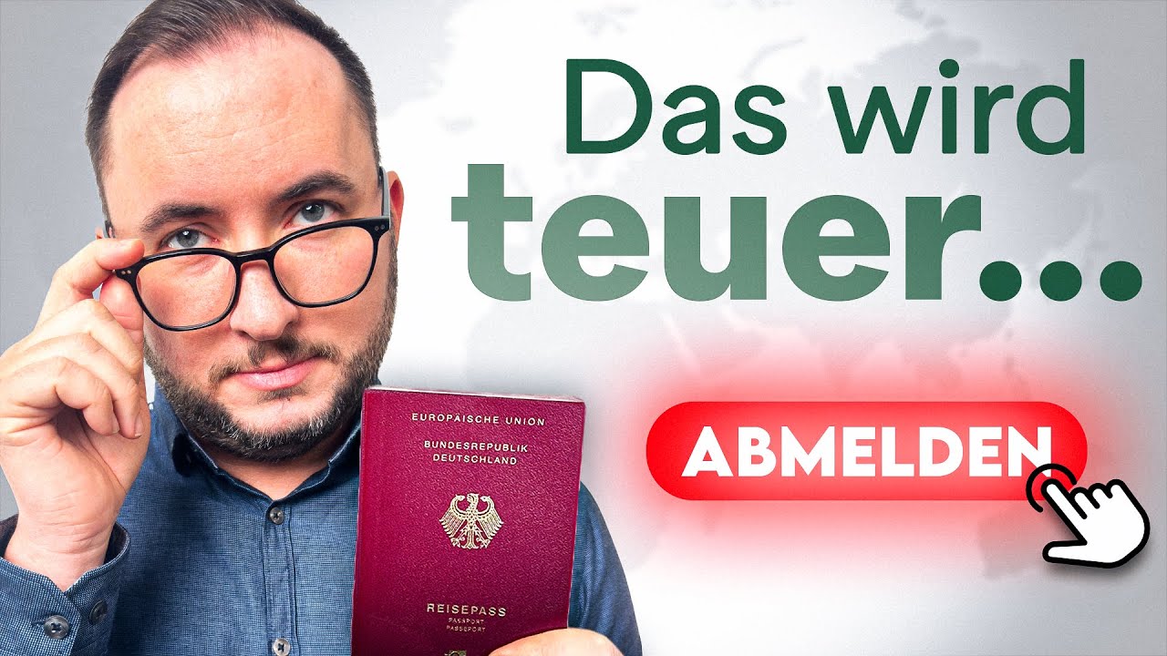Abmelden aus Deutschland: Diese 5 Fehler tun richtig weh!