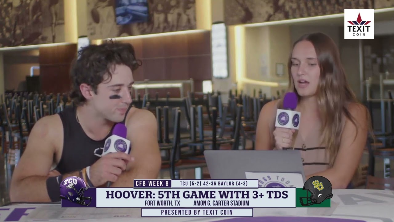 Baylor Postgame: QB Josh Hoover interview