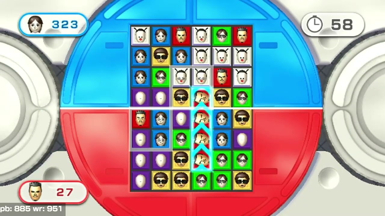 [WR] Wii Party About Face 1v1 1139 Points
