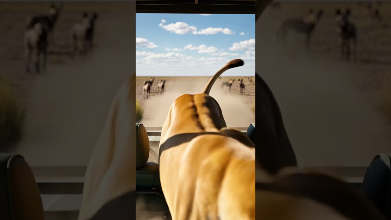 Can the hyenas successfully hunt the lioness in a wild showdown 