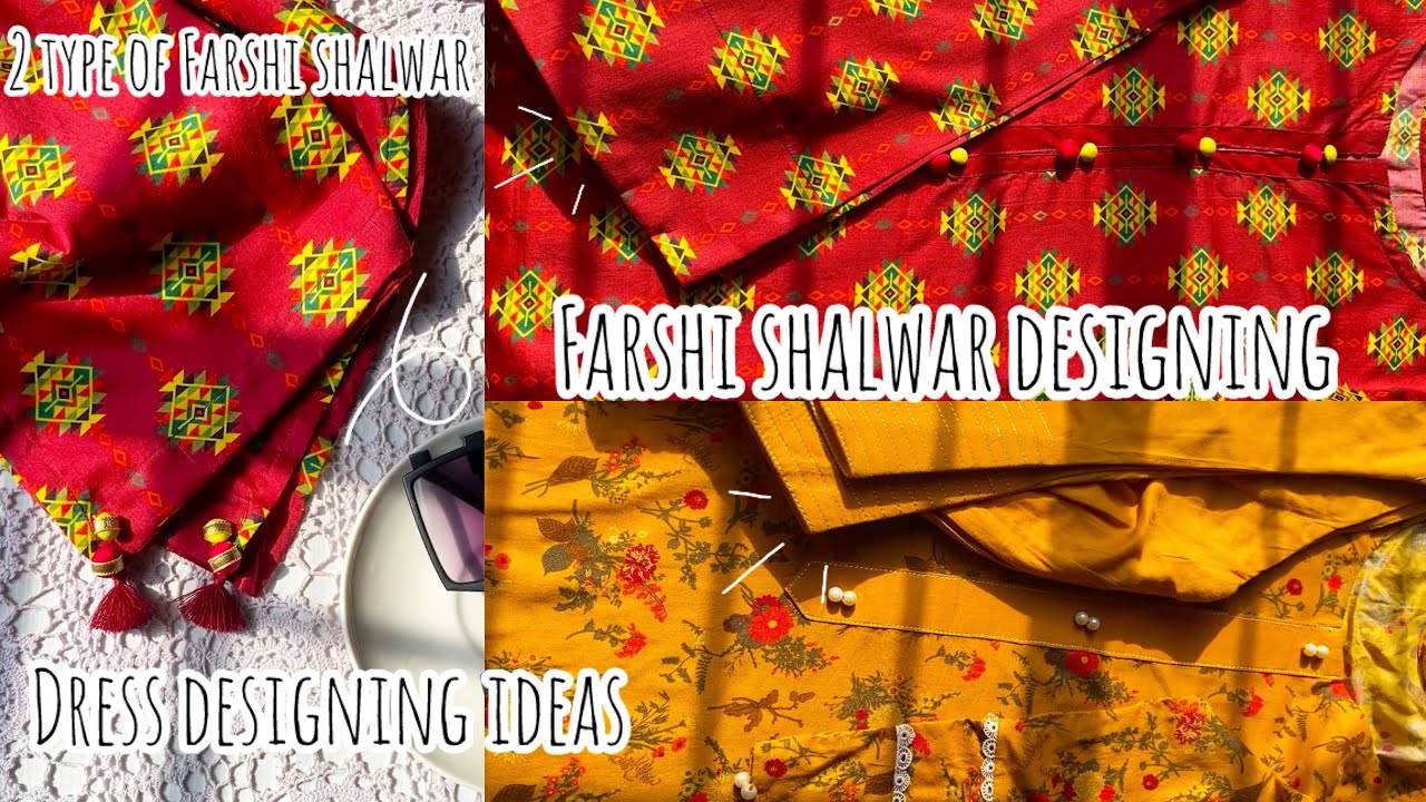 Farshi shalwar designs| dress designing ideas 