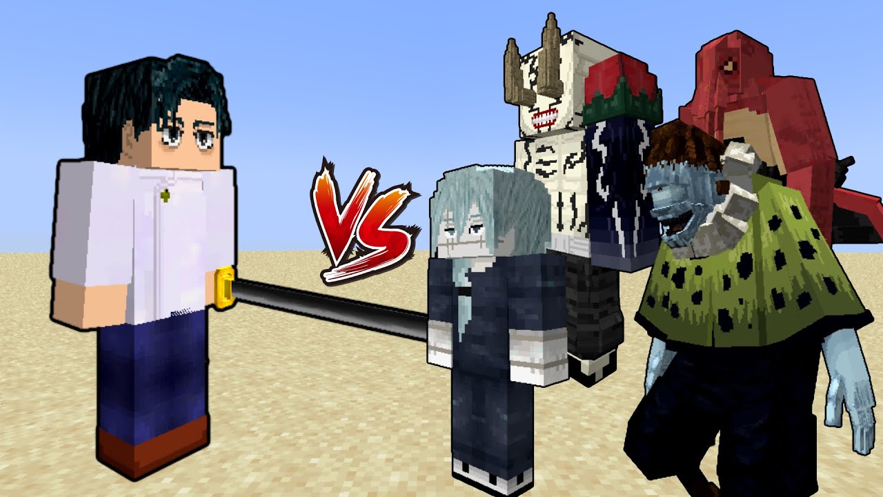 Yuta Okkotsu vs Special Cursed Spirit in Minecraft