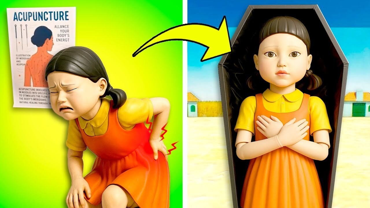 Who Took Down the Squid Game Doll?!