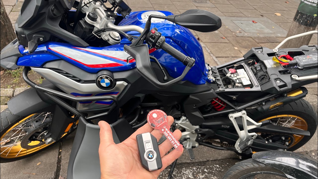 Como hacer una llave para moto BMW F850 smartkey
