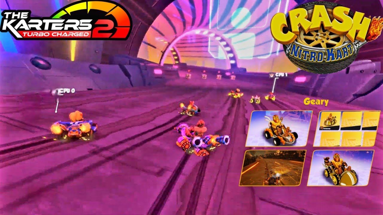 The Karters 2: Turbo Charged: Crash Nitro Kart: Geary (CNK) Skin