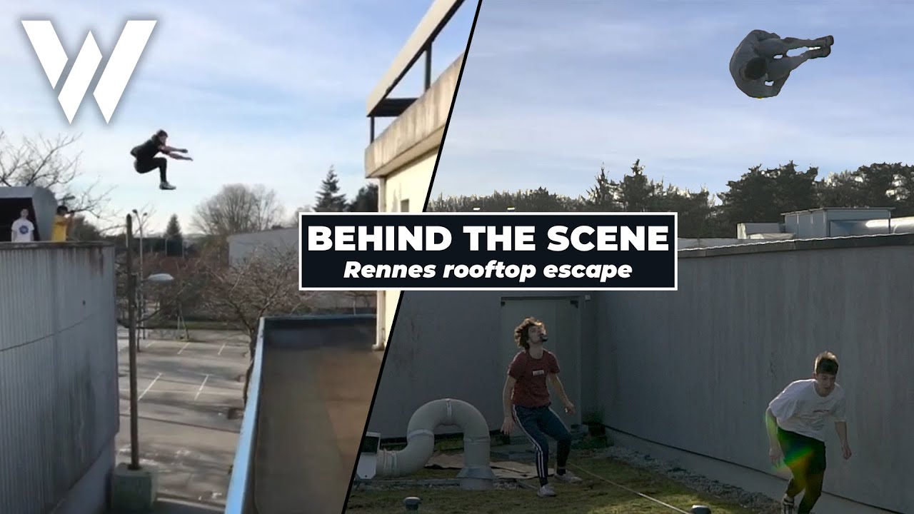 BTS Rooftop Escape | parkour POV