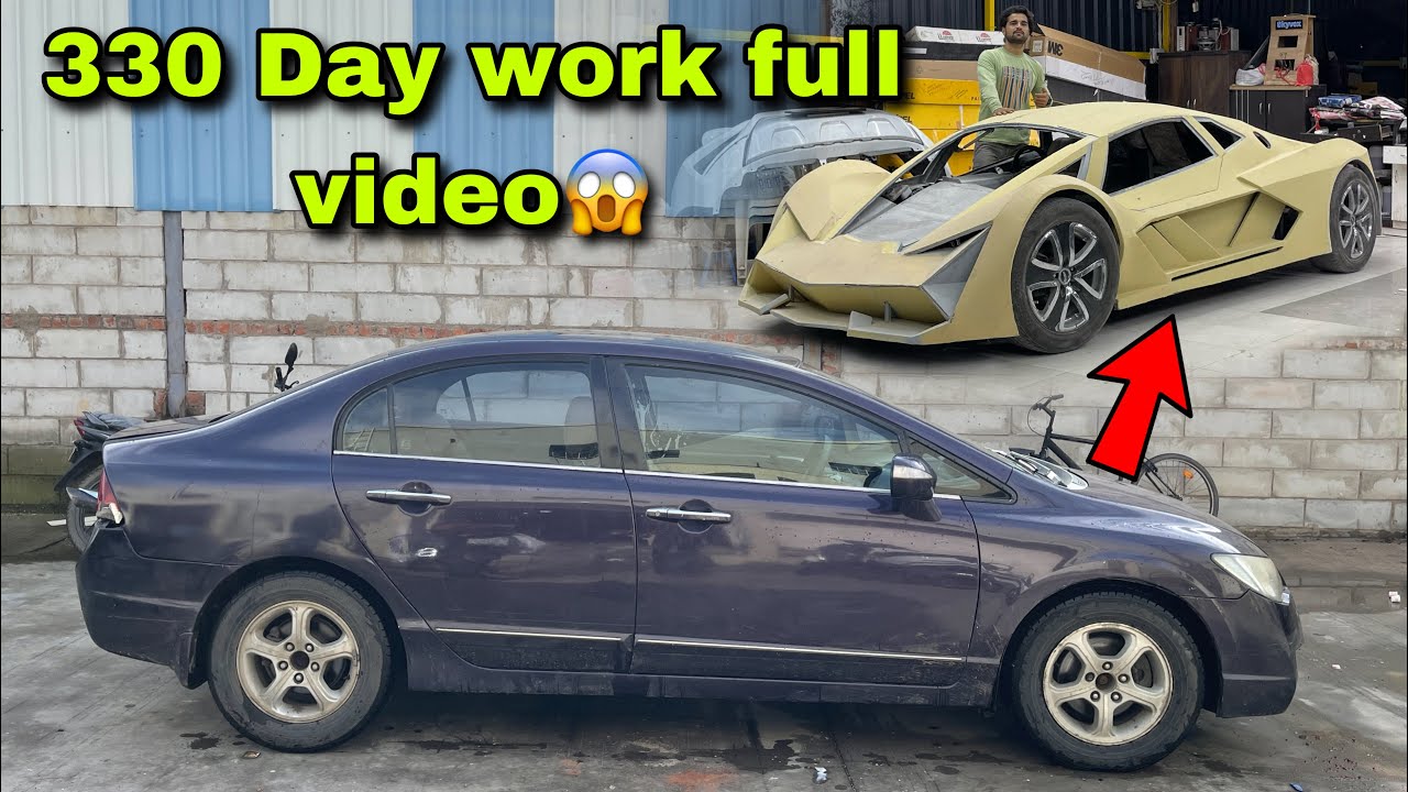 FULL 330 DAYS  WORK OF LAMBORGHINI TERZO (HOMEMADE)😱