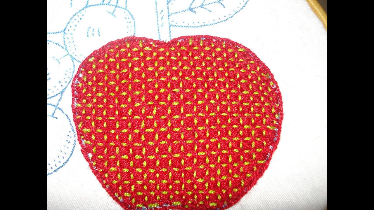 Bordado Fantasía Manzana Gaby
