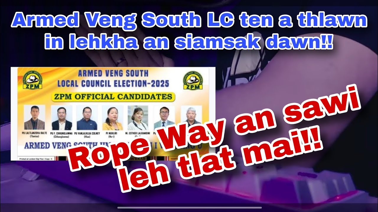AR insawn chhuak chungchang || Rope Way kan nei dawn em ni🔥🔥