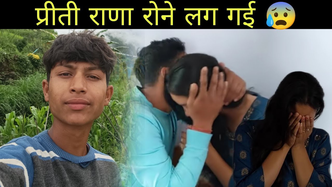Preeti Rana got emotional and started crying in Pahadi Bhai’s ‘Pi Lo Chai’ video.”