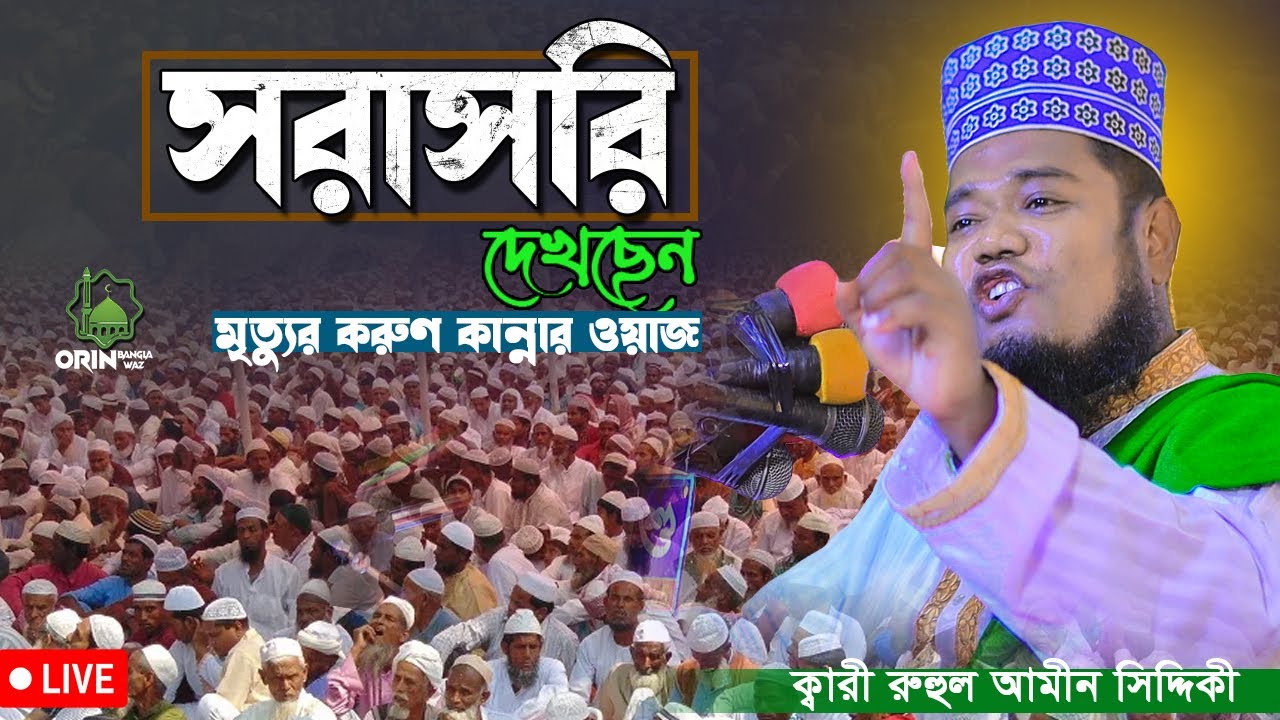 মরণের করুন কান্নার ওয়াজ। ক্বারী রুহুল আমীন সিদ্দিকী । NEW BANGLA WAZ