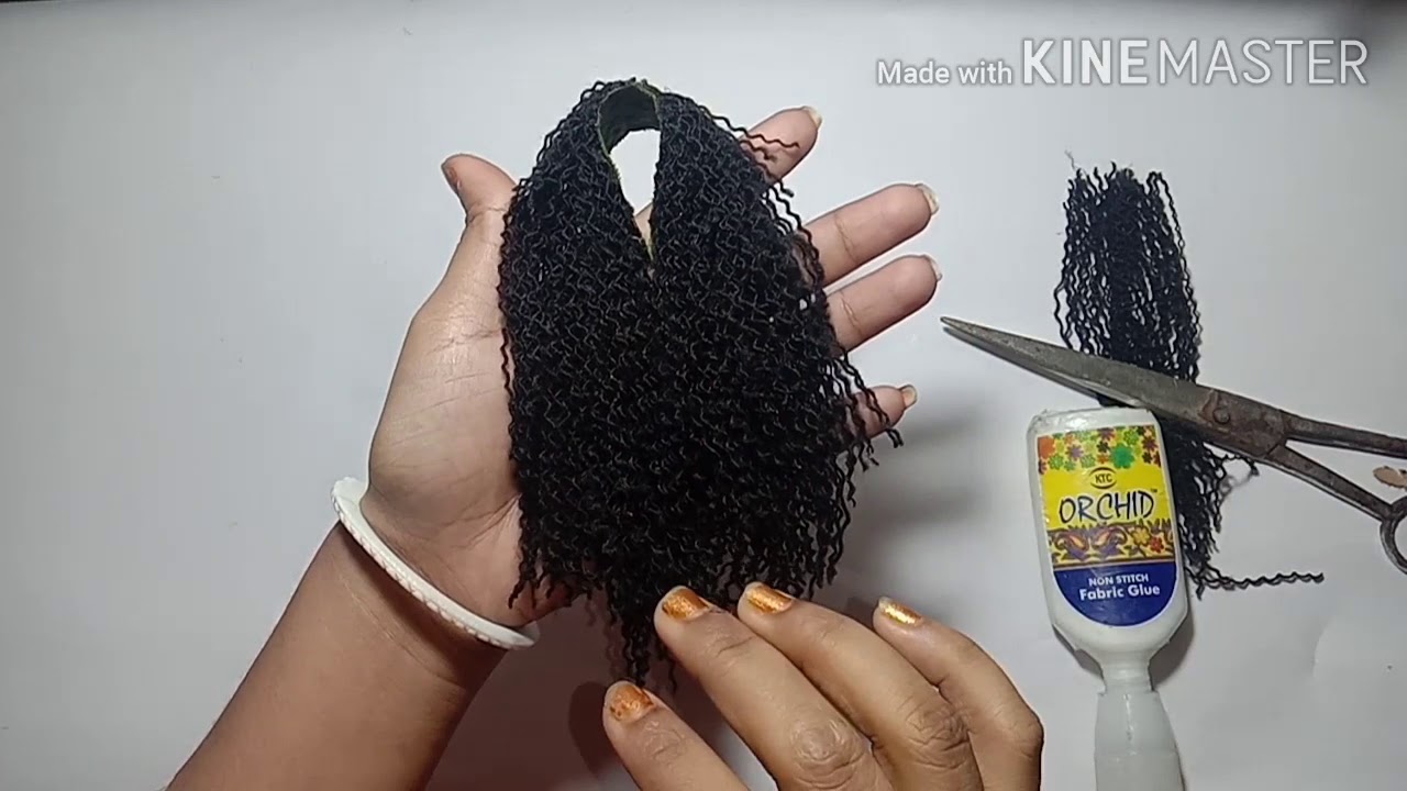 Handmade Radha Rani,maa Lakshmi ,and maa Kali, hair wig making #যেকোনো ছোট ঠাকুরের চুল তৈরি করো