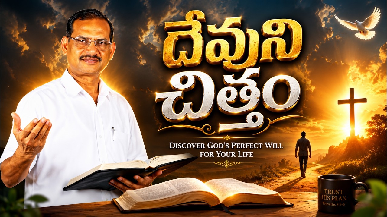 🔴దేవుని చిత్తం|| God's Will || Message by Bother Yesanna Garu|| Hosanna Ministries