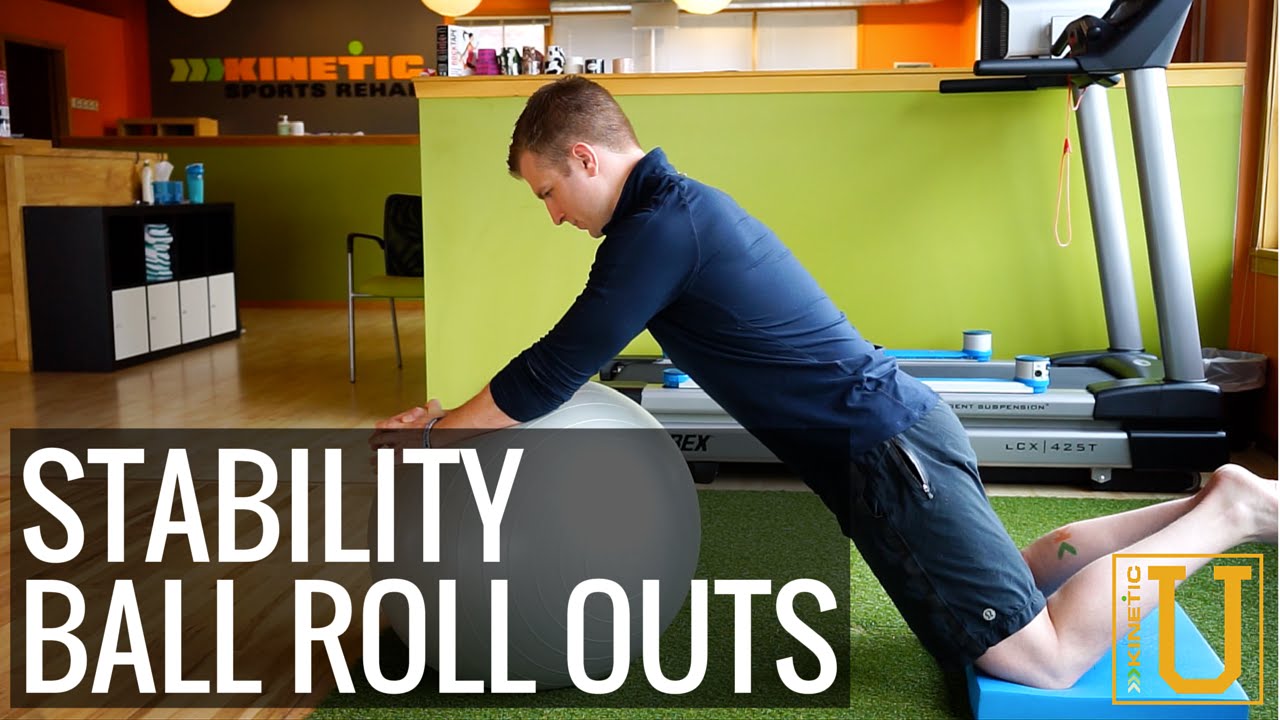 How To Do Stability Ball Roll Outs