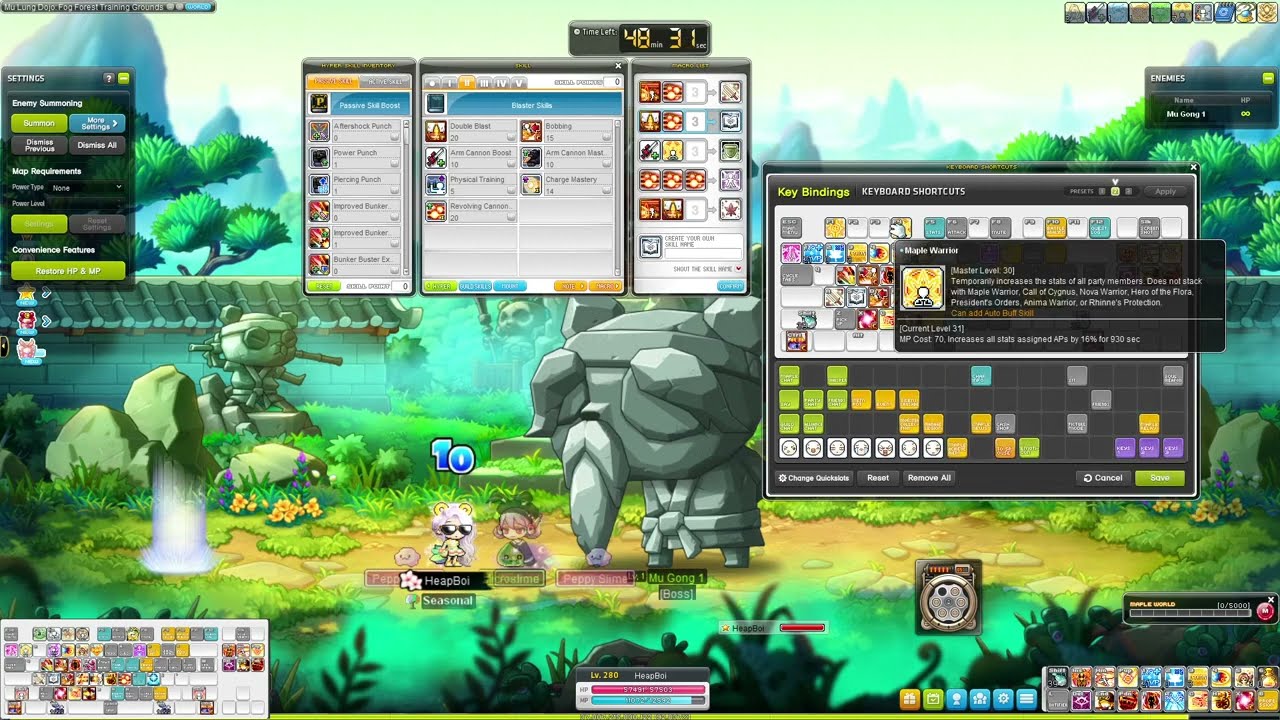 How Blaster Comboing Changes in Savior (Maplestory)