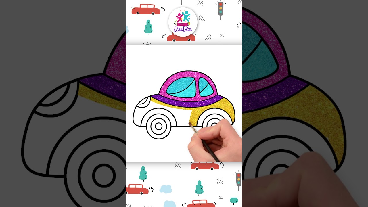 Aprenda a Desenhar um CARRO 🚗 #shorts #comodesenhar #chikiartbrazil