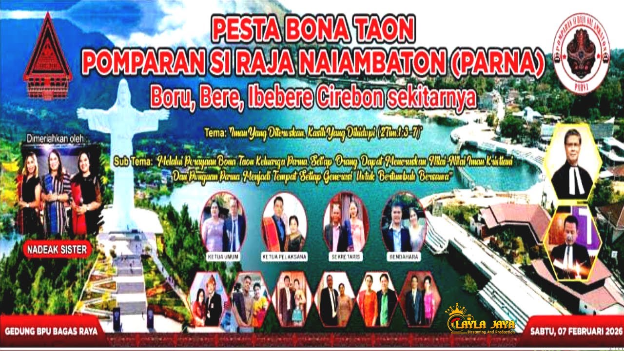 LIVE  PESTA BONA TAON SABTU  07 FEBRUARI 2026