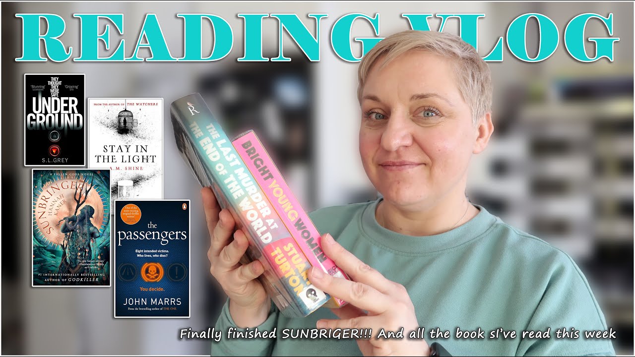 WEEKLY READING VLOG: Finally finished Sunbringer by Hannah Kaner! 📚🌞✨ #readingvlog