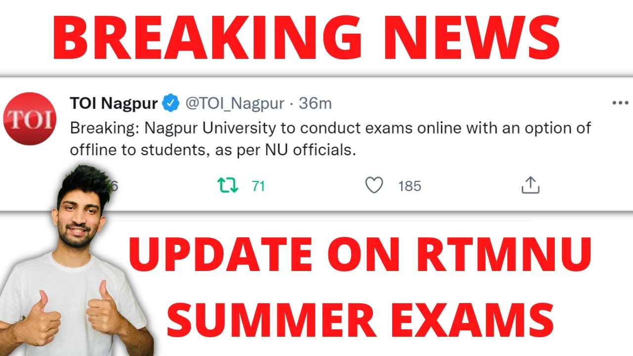 Rtmnu Summer Exams Online | Big Update on RTMNU Summer Exams 🔥