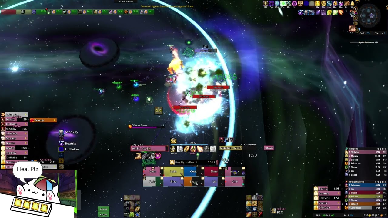 Insanity-Skyfury Chillvibes Solo Heal Algalon the Observer 10 Man