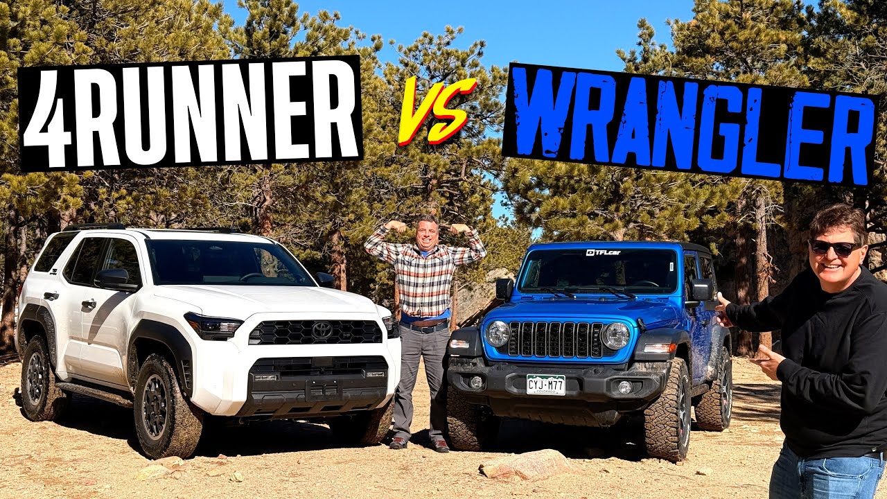 Brand-New 2025 Toyota 4Runner vs. Jeep Wrangler vs. Razor Rocks!