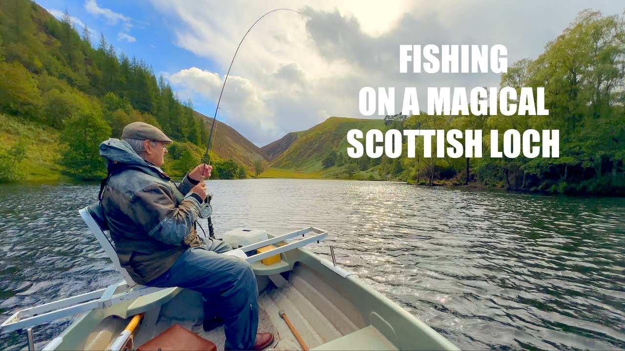 Fly Fishing For Trout on a Magical Loch in Scotland - Traditional Scottish Fly Fishing for Trout