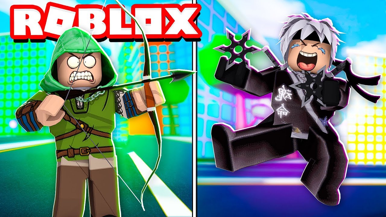 NOVO SUPER HERÓI ARQUEIRO VS NINJA SUPER VILÃO NA CIDADE DO ROBLOX!! (Mad City)