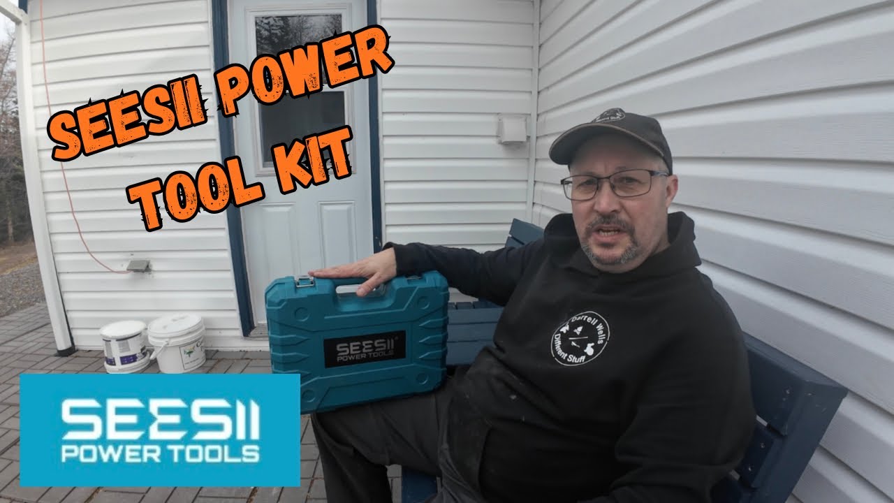 Даррелл делает обзор разных вещей — набор электроинструментов SEESII #seesii #powertools #drill #...