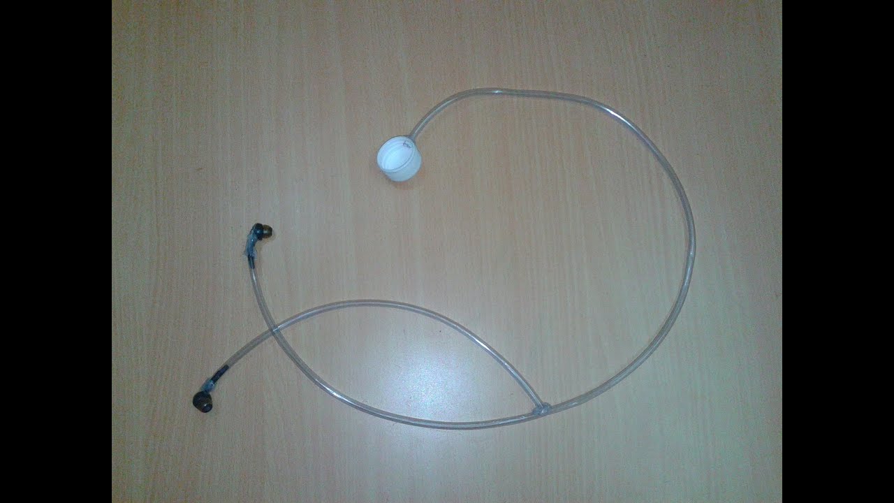 How to make a real Stethoscope using waste headphone(it's really works)