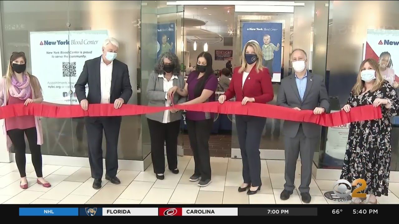 New York Blood Center Says Donations Can Be Made At Pop-Up Mall Sites On Long Island