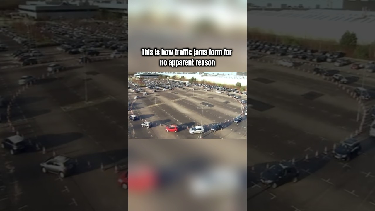 Phantom traffic jams form when small disruptions ripple through traffic, causing major slowdowns