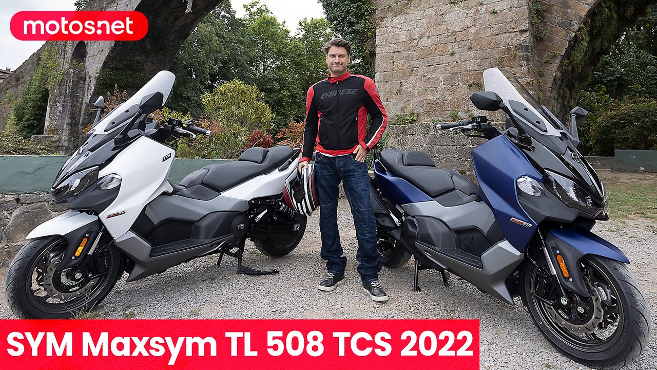 SYM Maxsym TL 508 TCS 2022 | Euro 5 y control de tracción / Presentación / Test / 4K / motos.net