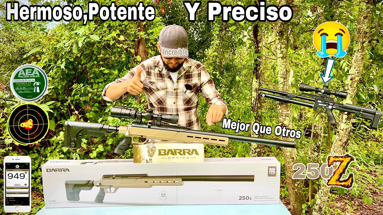 Barra 250Z Tan .25 Económico PCP Mejor Que Muchos Otros(#pcpairrifle 