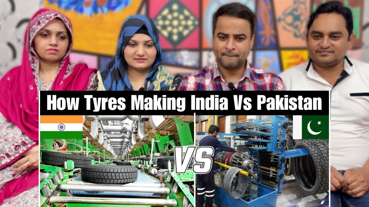 How Tyres Manufactured In India Vs How Tyres Manufactured In Pakistan | India Vs Pakistan | Reaction