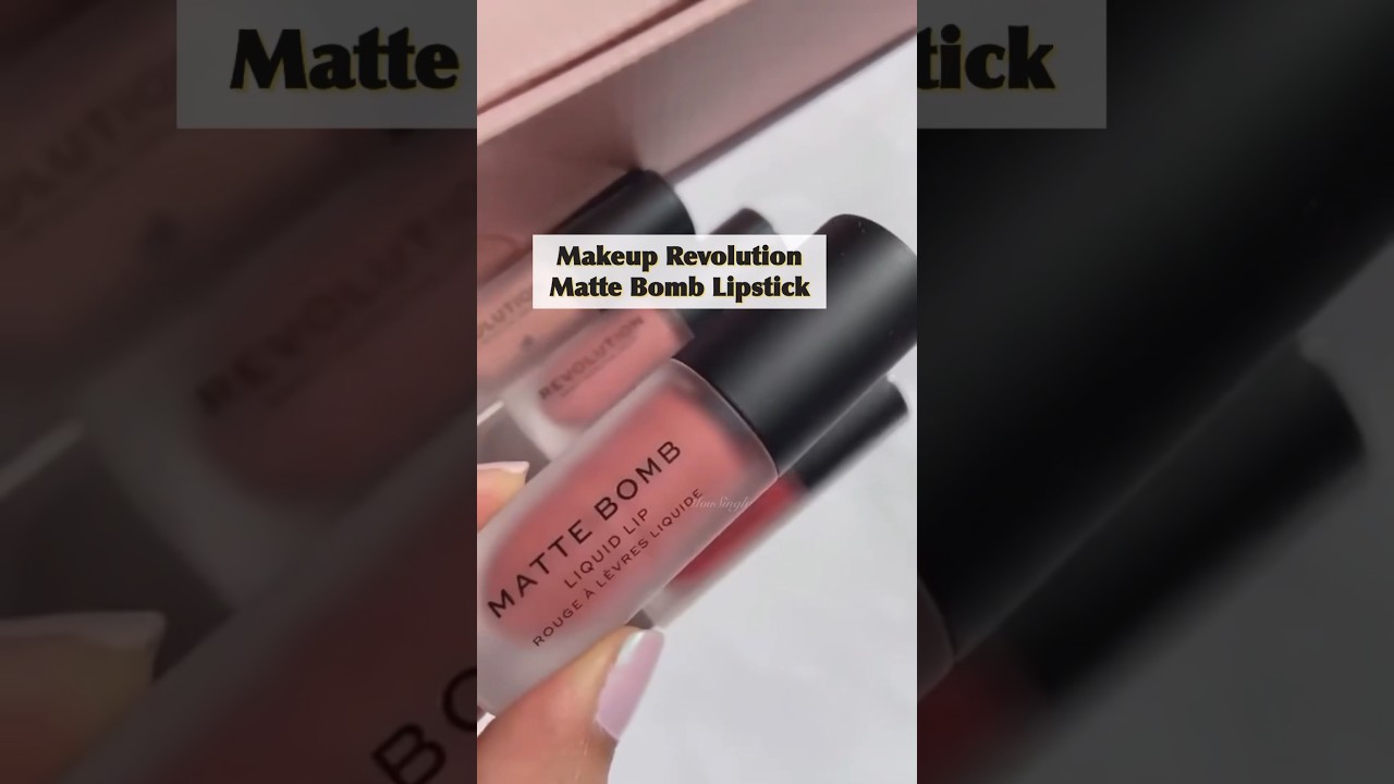 Makeup Revolution Matte Bomb liquid lipstick🔥#ytshorts #shorts