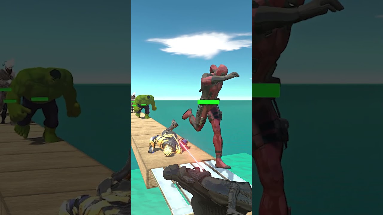 Super Heroes Escape From Epic Punch  - Animal Revolt Battle Simulator