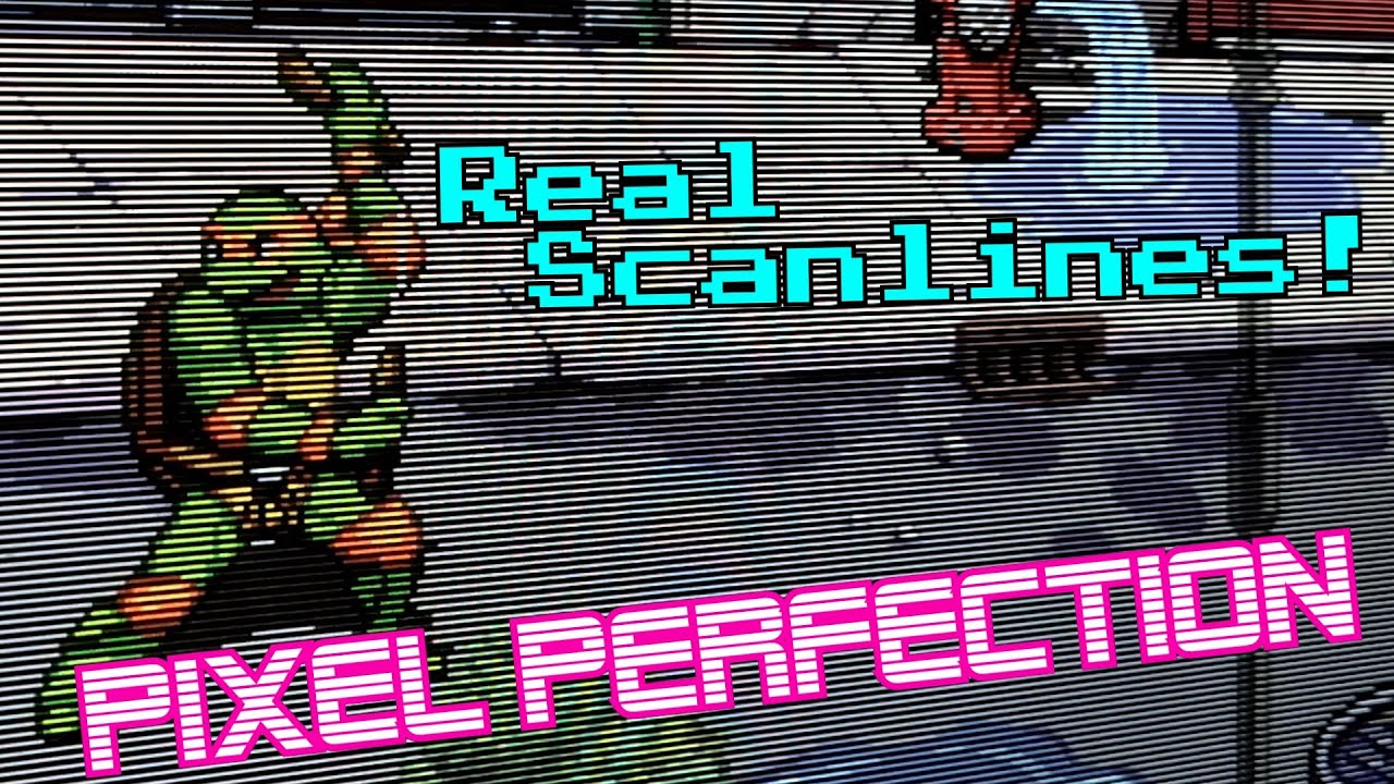 How to Play TMNT Shredder's Revenge on a CRT Display [Pixel Perfection]